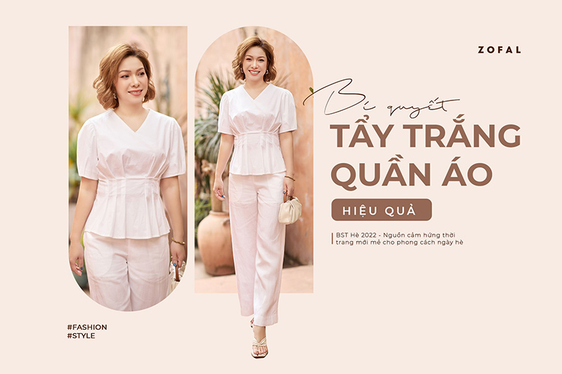 bí quyết giúp tẩy trắng quần áo trắng sáng hiệu quả