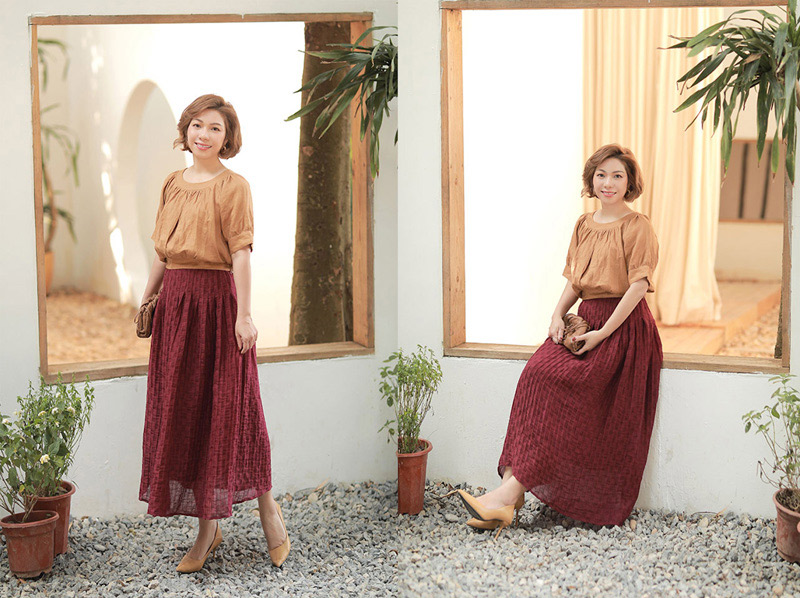 Mix match thời trang vintage