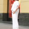 Áo cổ tàu vai rơi White 2