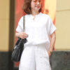 Áo cổ tàu vai rơi White 5