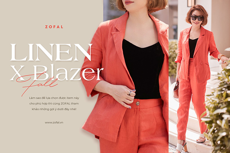 blazer linen