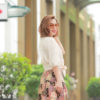 Chân váy hoa ô nhiều màu Floral 1