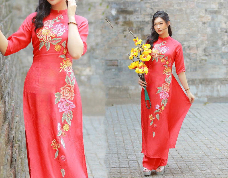áo dài tết 6