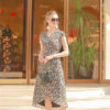 Váy đầm ren dáng mullet Navy Floarl 4