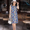 Váy đầm gile gấm hoa Floral 1