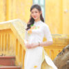 Bo ao dai lua ve cuc White 3