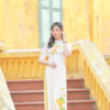 Bo ao dai lua ve cuc White 1