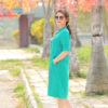 Váy đầm cổ tàu Teal 3