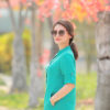 Váy đầm cổ tàu Teal 2