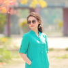 Váy đầm cổ tàu Teal