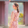 Đầm hoa chun eo Coral Floral 2
