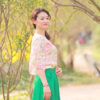 Chân váy dúm bèo Green2 3
