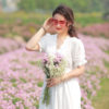 Váy đầm can dúm ngực và eo Cream 1