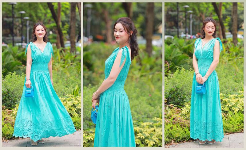 Váy maxi thanh thoát mềm mại