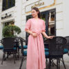 Chân váy dúm cạp Pink