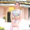 √Chân váy xòe khóa sườn Pink 3