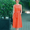 Váy đầm midi dáng A Orange 3