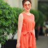 Váy đầm midi dáng A Orange 4
