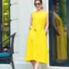 Váy đầm midi dáng A Yellow 4
