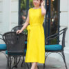 Váy đầm midi dáng A Yellow 2