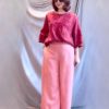 Áo babydoll thêu ngực Plum 1