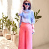 Áo thêu cánh hoa lé cổ áo Lilac 3
