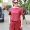 Quần khâu trang trí Plum 4