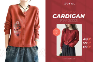 áo cardigan 2023