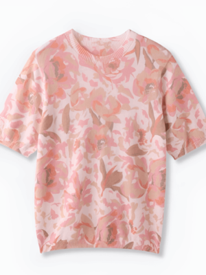 Áo len hoa Pink Floral