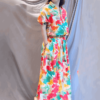 Áo sơ mi cổ đức chun gấu Floral 2