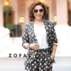 Áo blazer in họa tiết bọ cánh cứng Black Print