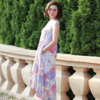 Váy đầm hoa gile đuôi cá Floral 2