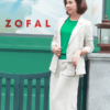 Áo blazer túi chéo 2 hàng cúc Stripe 2