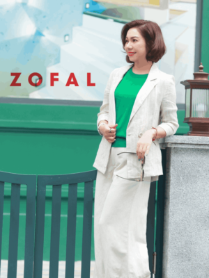 Áo blazer túi chéo 2 hàng cúc Stripe 2